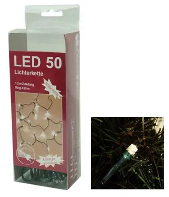 Image de 50 LED Chaîne d'éclairage de Noël Lumière de décoration de fête
