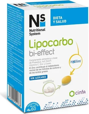 Image de Ns Lipocarbo Bi-Effet 60 comprimés