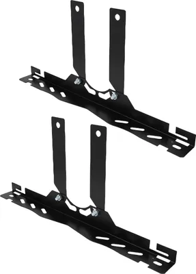 Image de Lot de 2 plaques d'alignement de moyeu de roue en acier allié, mesure précise et rapide de la géométrie, avec trou de suspension, noir