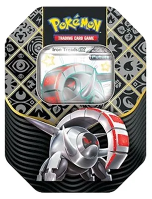 Produktbild von Pokemon Paldean Fates: Iron Treads ex Tin