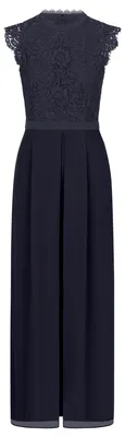 Produktbild von APART Fashion Damen Eleganter Jumpsuit, Spitzentop und Chiffonhose, ärmellos, St