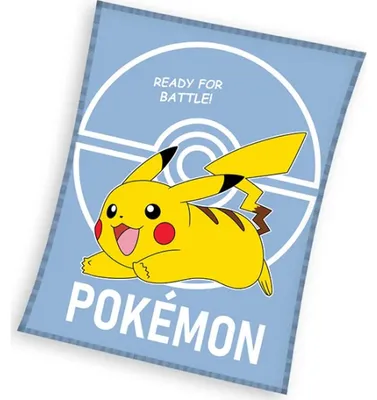 Imagen del producto de Manta para niños Pokémon, "Elijo a ti, Pikachu", 110x140 cm