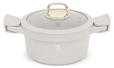 Produktbild von Berlinger Haus Kasserolle BH-7786 20cm Titanbeschichtung Creme Matt