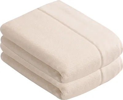 Produktbild von 2er Pack Duschtuch Pure von der Marke Vossen 67 x 140 cm