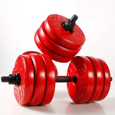 Produktbild von Verstellbares Halter-Set – Hantelset – Krafttraining zu Hause – 2-in-1 Halter und Langhantel – bis zu 40 kg – Schwarz