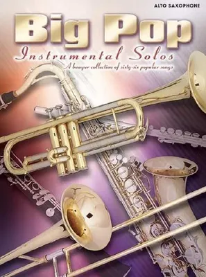 Productafbeelding van Big Pop Instrumental Solos (Alto Saxophone)