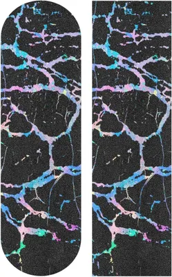 Immagine prodotto di Nastro antiscivolo per skateboard, dimensioni 9'' x 33'', multicolore, per skateboard