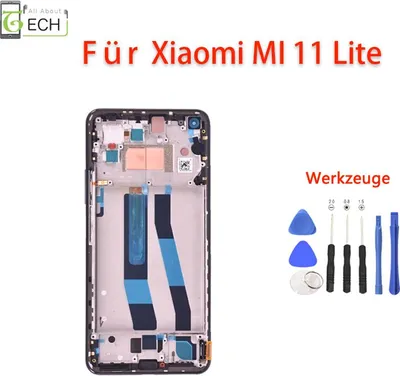 Produktbild von Für Xiaomi Mi 11 Lite 5G LCD Display mit Rahmen Touchscreen Bildschirm