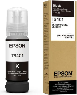 Produktbild von Epson T54C Black SURELAB SL-D500, Original, Schwarz, Epson, SureLab SL-D500, 70 ml, 1 Stück(e)