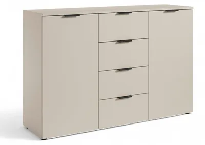 Produktbild von LINZ Kommode in Kaschmir - Modernes Sideboard mit viel Stauraum - 135 x 90 x 40