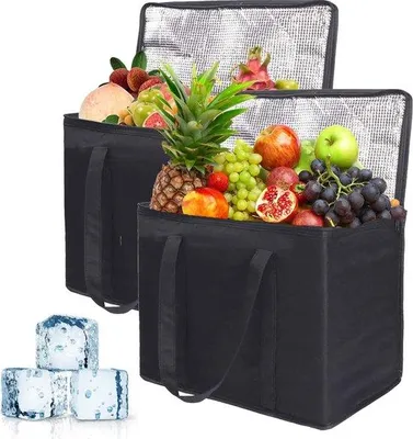 Obrázek produktu pro Chladicí box – Chladicí taška – Na kempování, piknik, procházku a na pláž – Chladicí taška – Pikniková taška – Termotaška