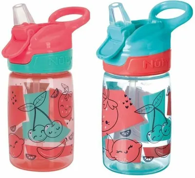 Image de Verre d'apprentissage Nûby rose 360 ml