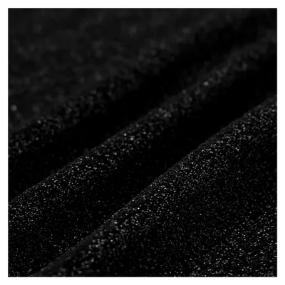 Produktbild von Glitzer Jersey | für Bekleidung | 50x150 cm | Meterware | viele Farben (schwarz)