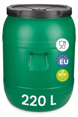 Productafbeelding van BPA-vrije Voerton 220 Liter met Deksel