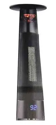 Obrázok produktu pre DCG Eltronic PTC2010, Elektrický ohrievač s ventilátorom, Keramický, Vnútorný, Podlaha, Čierna, LED