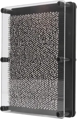 Zdjęcie produktu dla 3D Pin Art Board Toy, 3D Pin Art Board, Large 3D Pin Board, Silver 3D Pin Art Board, 3D Pin Sculpture Board, 3D Pin Art Needle Toy