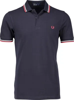 Produktbild von Fred Perry Twin Tipped Polo Navy