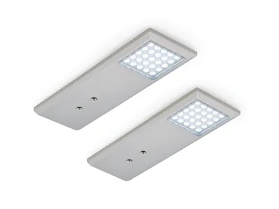 Produktbild von Naber, Intorno L Farbwechsel LED Set-2 mit LED Touch Sch. u. Di., edelstahlfb.