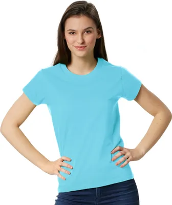 Produktbild von T-Shirt Frauen - hellblau, XXL