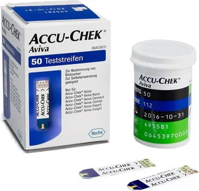 Produktbild von Accu-Chek Aviva Teststreifen Plasma II 1X50 St
