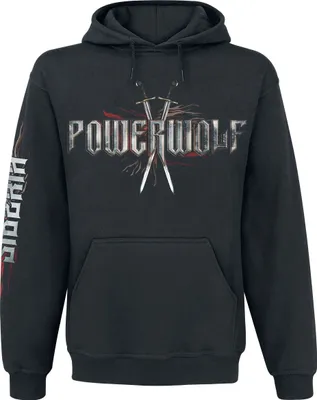 Produktbild von Powerwolf Kapuzenpullover Herren Nightside of Siberia schwarz L