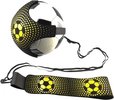 Productafbeelding van Voetbal Trainingsriem - Voetbal Oefenband - Voetbalvaardigheden Verbeteren - Verstelbaar Elastisch - 115 cm - Zwart