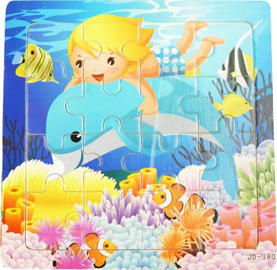 Obrázok produktu pre Farebné drevené puzzle