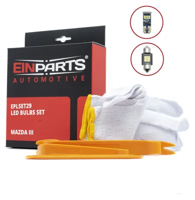 Produktbild von Einparts Automobil-LED-Lampenset für Mazda III, Frontscheinwerfer, Innenraumbeleuchtung