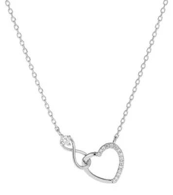 Produktbild von Unendliche Liebe Romantische Silber Halskette AJNA0011