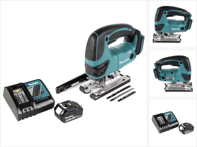 Obrázok produktu pre Akumulátorová priamočiara píla Makita DJV 180 RG1 18V + 1x akumulátor 6,0 Ah + nabíjačka