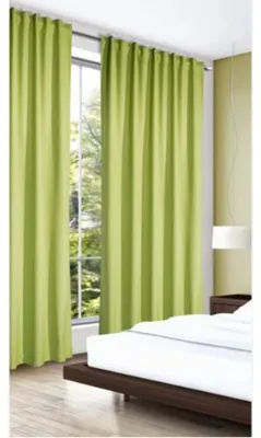 Produktbild von Fertigschal verdeckte Schlaufen uni - Größe (HxB): 280x140cm Farbe: Grün