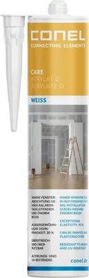 Produktbild von CONEL CARE Acryl Weiß 310ml überstreichbarer Dichtstoff für Fugen, Risse und Bauanschlüsse