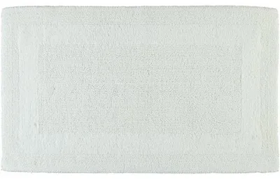 Produktbild von Cawö Wende-Badteppich Luxus Uni Weiß (70x120cm)