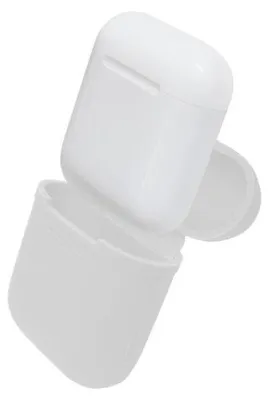 Immagine prodotto di Custodia per Airpods in silicone - Bianca