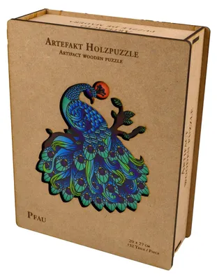 Obrázok produktu pre Philos artefact páv - drevené puzzle 2 v 1 132 dielikov (+)