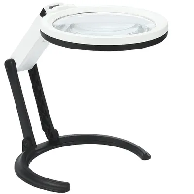 Immagine prodotto di Verk 09009 Lente d'ingrandimento multifunzione con illuminazione, ingrandimento 2x e 4x