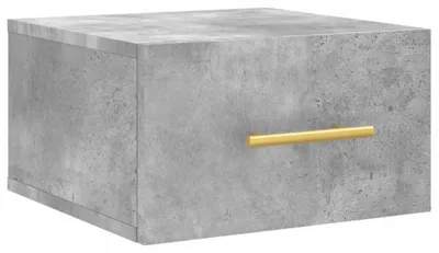 Obrázok produktu pre vidaXL Nástenný nočný stolík Concrete Grey 35x35x20 cm