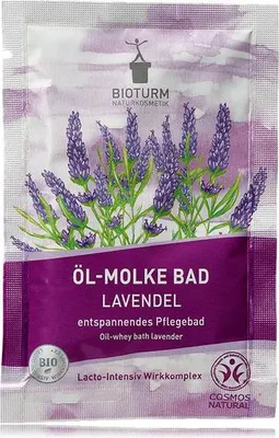 Produktbild von BIOTURM Badeschaum mit Bio-Molke LAVENDEL 30 ml