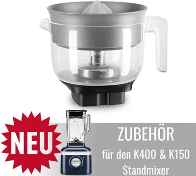 Produktbild von Für KitchenAid Artisan K400 & K150 Standmixer: Zitruspresse 5KSB1CPA