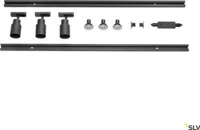 Produktbild von SLV 1008903 PURI 2.0, 1Ph., Triple Track Set, QPAR51, schwarz
