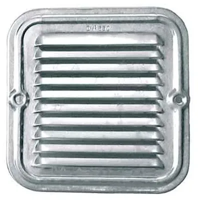 Productafbeelding van Aluminium ventilatie rooster, stapelbaar, afmetingen 230x230 mm