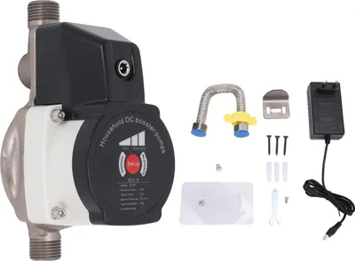 Immagine prodotto di Pompa intelligente per aumentare la pressione dell'acqua della doccia, 475,5 GPH, 80 W, 36,2 PSI, a risparmio energetico, per uso domestico, interfaccia NPT da 1/2 pollice, manuale, automatica,