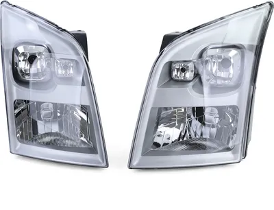 Produktbild von Scheinwerfer H4 mit Stellmotor Set Links Rechts für Ford Transit 06-14