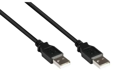 Obrázek produktu pro Alcasa USB 2.0, 3m, 3 m, USB A, USB A, USB 2.0, Samec/samec, Černá