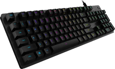 Obrázek produktu pro Logitech G 920-009434, Plná velikost (100 %), Kabel, USB, Mechanický spínač, LED, Tmavě šedá
