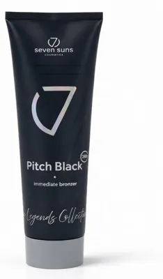 Immagine prodotto di 7suns Pitch Black Immediate Bronzer Lozione Abbronzante Istantanea Ultra Scura per Solarium 250 ml