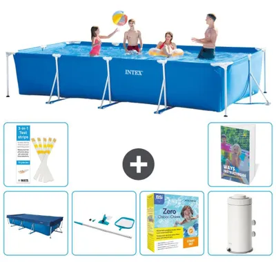 Obrázok produktu pre Obdĺžnikový bazén s rámom – 450 x 220 x 84 cm – 5-dielny model S91