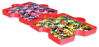 Obrázok produktu pre Clementoni 37040, Zásobník na triedenie puzzle, Červená