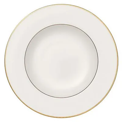 Zdjęcie produktu dla Villeroy & Boch Anmut Gold, Talerz na zupę, Okrągły, Porcelana, Złoto, Biały, Anmut Gold, 0,334 l