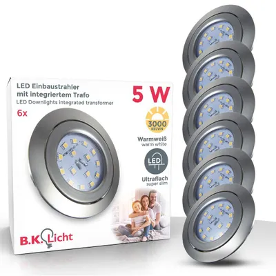 Obrázok produktu pre LED zapustené bodové ultraploché otočné stropné bodové zapustené svietidlo